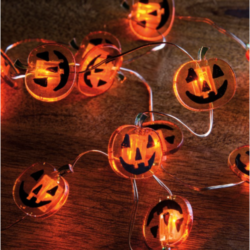 Primitives by Kathy Jack-O-Lantern Wire Lights   Primitives by Kathy Jack-O-Lantern Wire Lights