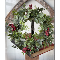 Atwood Eucalyptus Candle Ring 14"