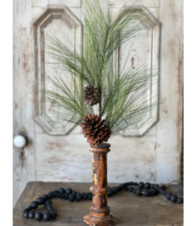 Long Needle Pine Eucalyptus & White Berry Stem