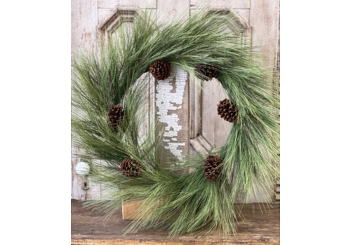  30" Loft Needle Pine Wreath 
