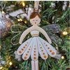 Pam Peters Designs Glass Fairy Ornament