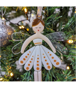 Pam Peters Designs Glass Fairy Ornament