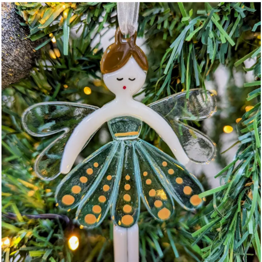 Glass Fairy Ornament