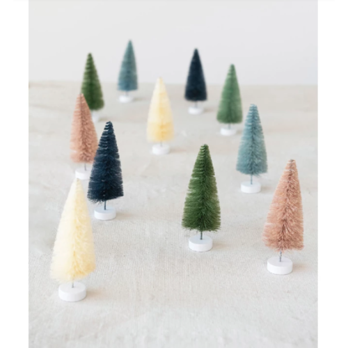  Creative Co-Op 5-1/4" Sisal Bottle Brush Tree / Set of 12 