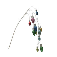 Light Bulb Branch with Glitter