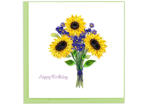 Quilling Cards Sunflower Birthday Quill Card 