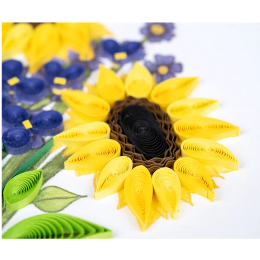 Sunflower Birthday Quill Card