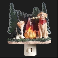 Camping Dogs Nightlight