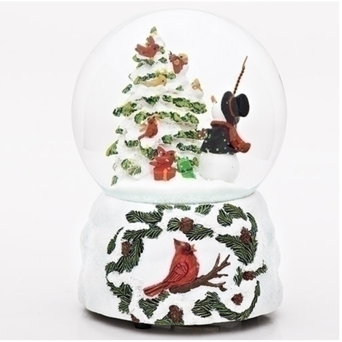  Roman Inc Musical Bird/Snowman Dome 
