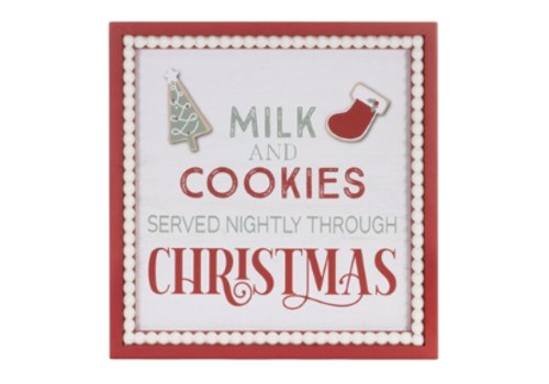  Melrose International, LLC Milk and Cookie Sign 