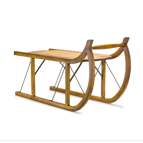  Melrose International, LLC Wood/Metal Sleigh 