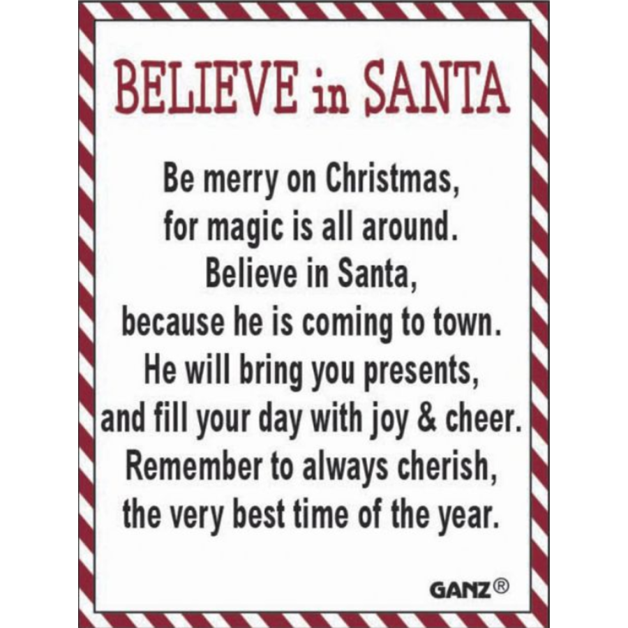 Believe in Santa Charm