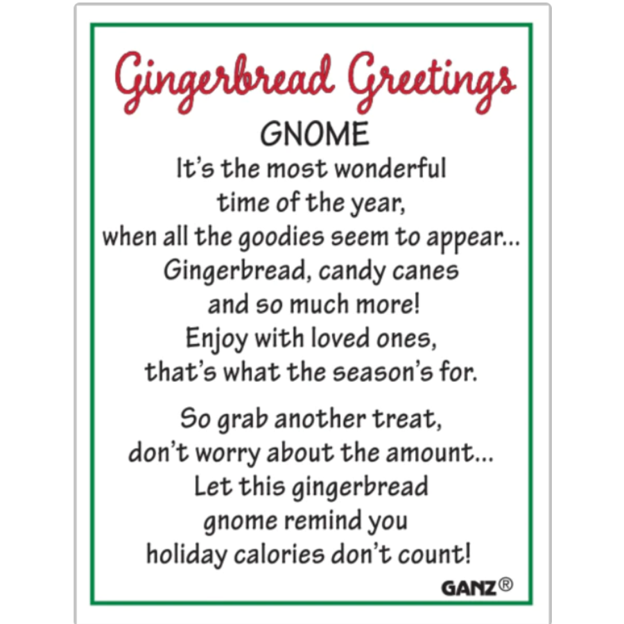 Gbread Greetings Gnome Charm