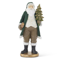 Velvet Santa Dark Green