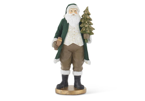  K & K Interiors Inc Velvet Santa Dark Green 