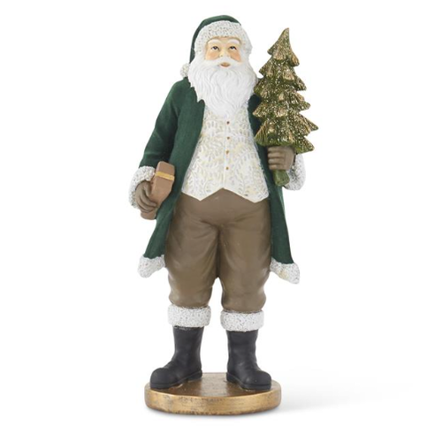  K & K Interiors Inc Velvet Santa Dark Green 