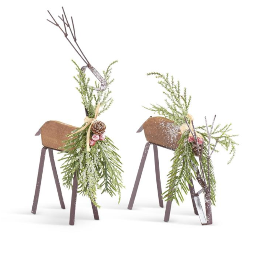 Wood Metal Deer