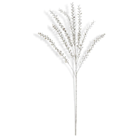 Teardrop Leaves Glitter Stem