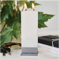 Haunted House Flat Candle