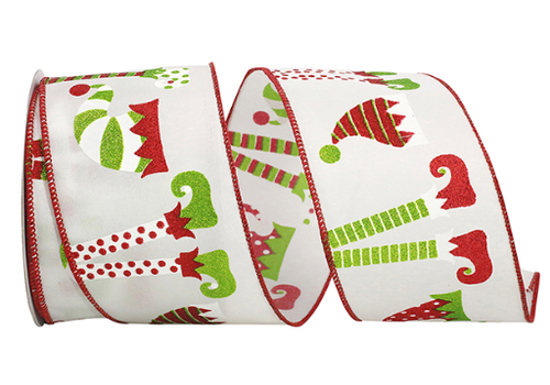  Reliant Ribbon Elf Legs and Hat Ribbon 2.5 in 