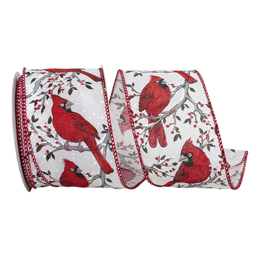  Reliant Ribbon Cardinal Perch Ribbon 2.5" 