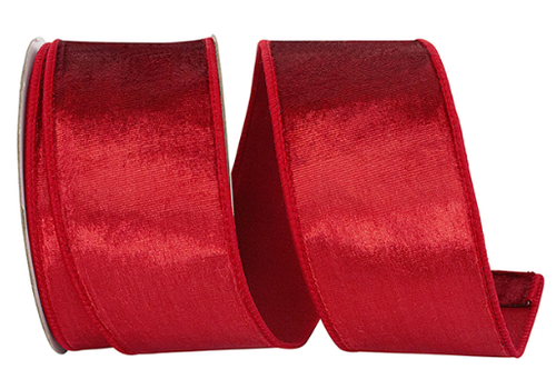  Reliant Ribbon Velvet Elite Red Ribbon 2.5 in 