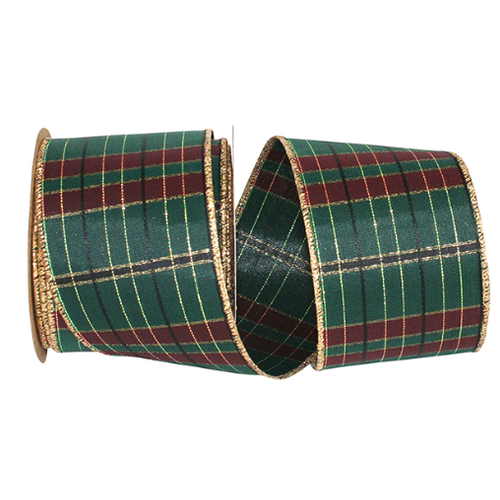  Reliant Ribbon McKenzie Plaid Ribbon 2.5 in 