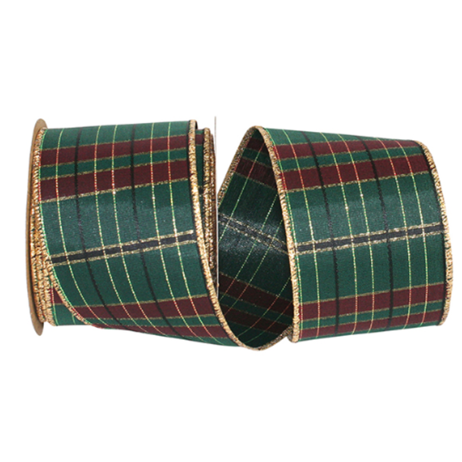 McKenzie Plaid Ribbon 2.5 in