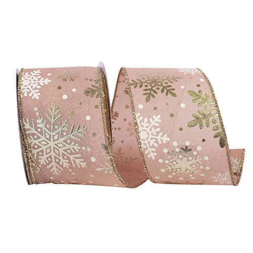  Reliant Ribbon Rose Snowflake Ribbon 2.5 in 