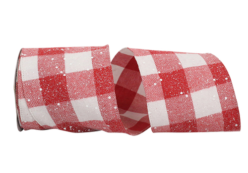  Reliant Ribbon Snowy Buffalo Check Ribbon 
