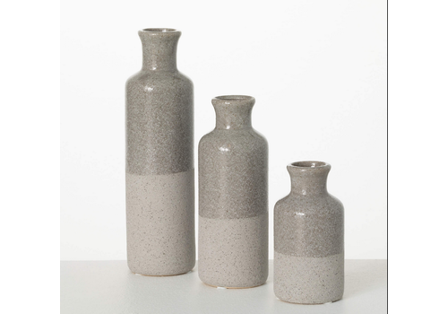  Sullivans Two-Tone Grey Vase 