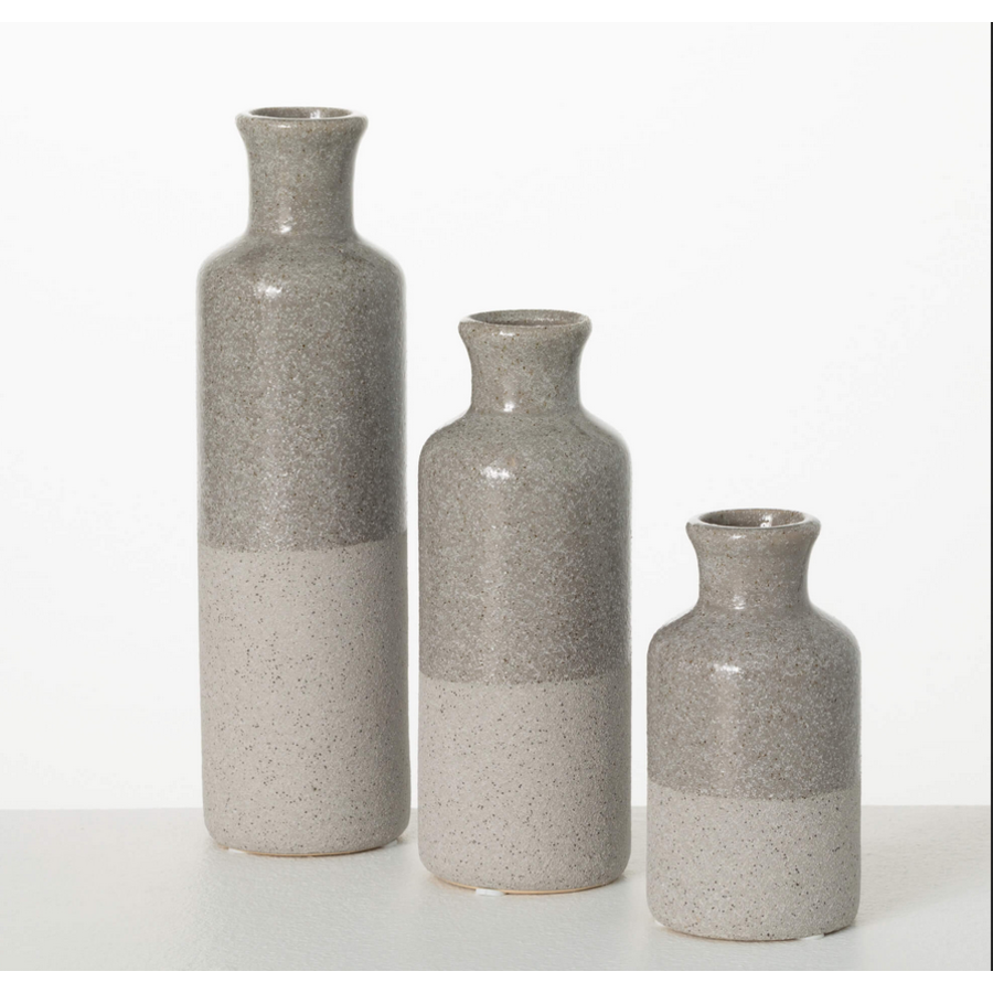 Two-Tone Grey Vase