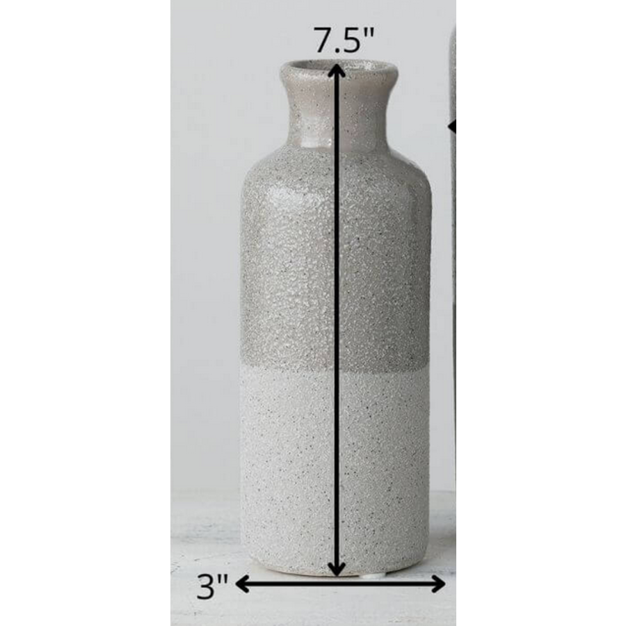 Two-Tone Grey Vase