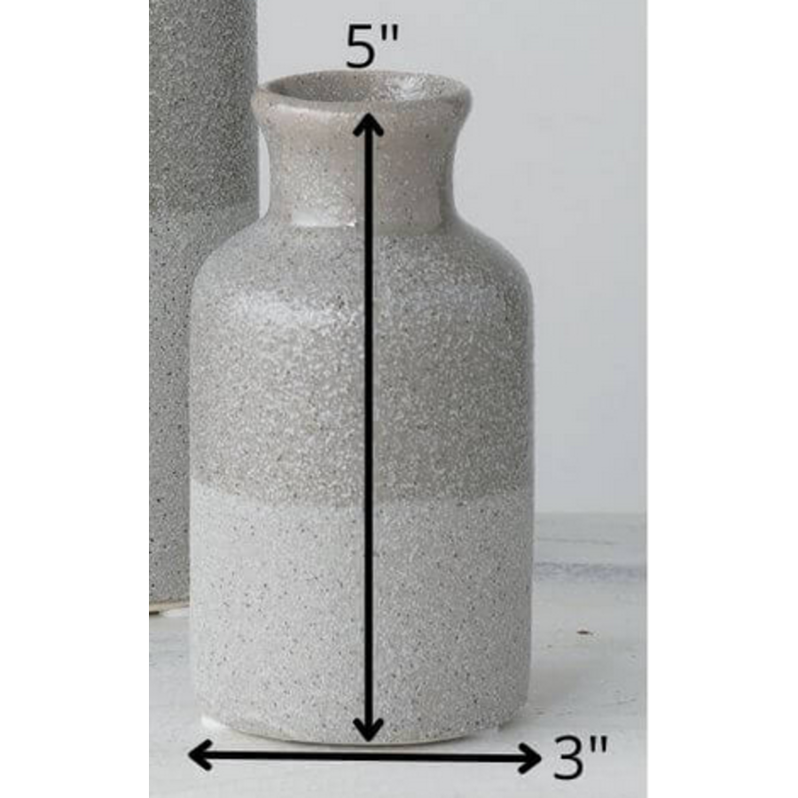 Two-Tone Grey Vase