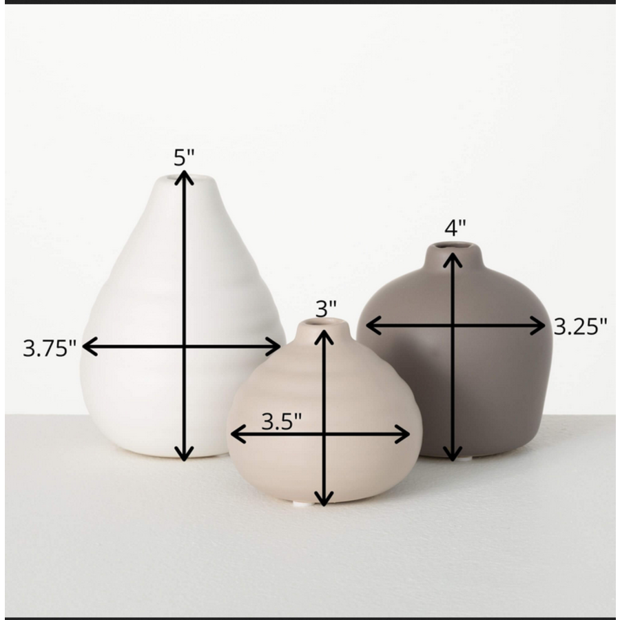Compact Round Vase