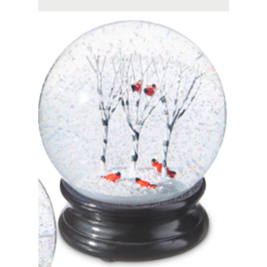 Cardinal Snow Globe