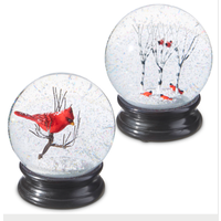 Cardinal Snow Globe