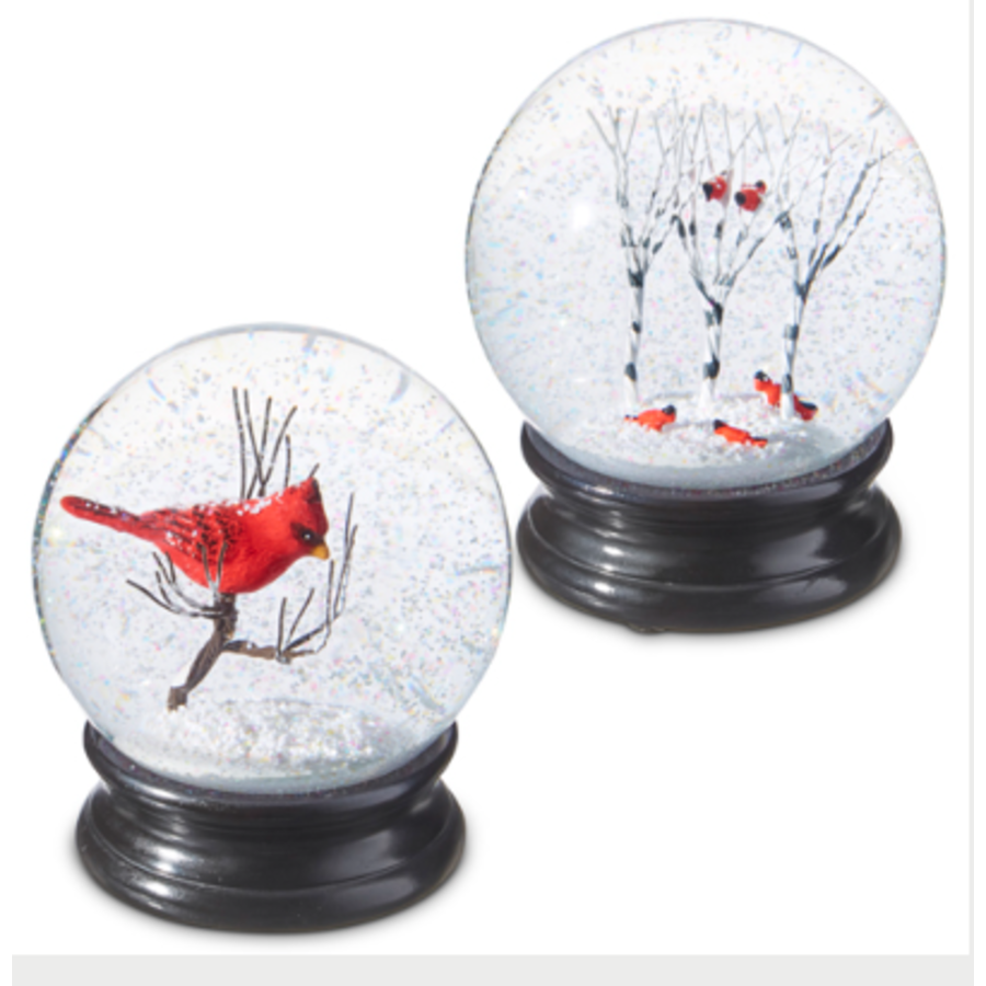 Cardinal Snow Globe