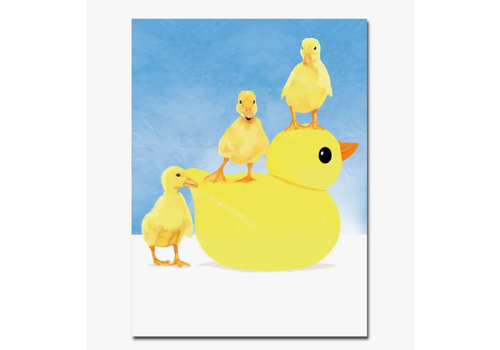  Allport Editions Ducklings New Baby Card 
