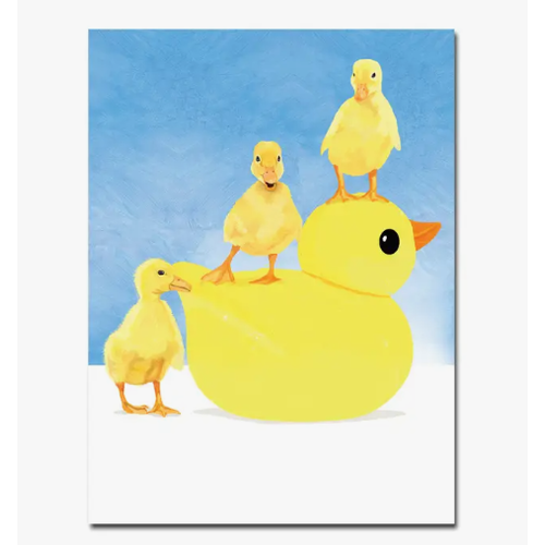 Allport Editions Ducklings New Baby Card   Allport Editions Ducklings New Baby Card