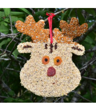 Mr Bird Rudolph Christmas Cookie Seed Ornament