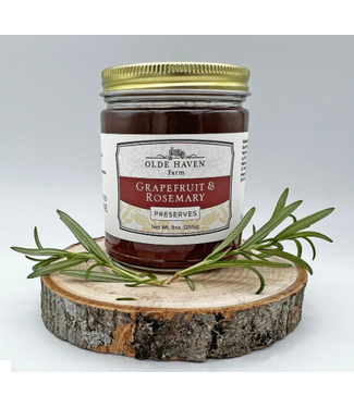 Olde Haven Farm Grapefruit Rosemary Preserves_