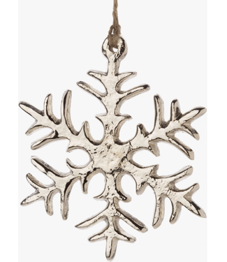 Silver Tree Home & Holiday Cast Metal Snowflake Ornament