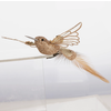 Silver Tree Home & Holiday Gold Glitter Clip-on Bird Ornament