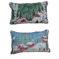 Christmas Village Pillow