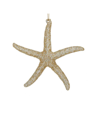 Kurt Adler Glitter Starfish Ornament