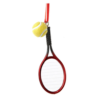 Tennis Racket Ball Ornament