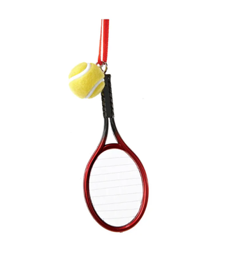 Kurt Adler Tennis Racket Ball Ornament