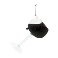 Wine Glass Spill Orn