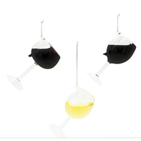 Wine Glass Spill Orn